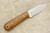 LT Wright Knives Frontier Trapper - O1 Tool Steel - Saber Grind - Desert Ironwood - 1 / FREE Black Liners!