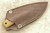 LT Wright Knives Frontier Trapper - O1 Tool Steel - Saber Grind - Natural Canvas Micarta - Matte Finish