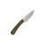 LT Wright Knives Frontier Valley - A2 Steel - Flat Grind - Natural Canvas Micarta Handle - Matte Finish