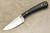 LT Wright Knives Frontier Valley - A2 Steel - Saber Grind - Black Canvas Micarta Handle - Matte Finish