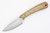 LT Wright Knives Frontier Valley - A2 Steel - Saber Grind - Natural Curly Maple - FREE BLACK LINERS! - 1