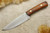 LT Wright Knives Gary Wines Bushcraft Hunter - Scandi Grind - Bocote Handle - Matte Finish / FREE Black Liners! - 1