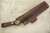 LT Wright Knives Gary Wines Bushcraft Hunter - Scandi Grind - Dark Curly Maple - Polished Finish - 5 / FREE BLACK LINERS!