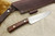 LT Wright Knives Gary Wines Bushcraft Hunter - Scandi Grind - Desert Ironwood - 1