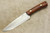 LT Wright Knives Gary Wines Bushcraft Hunter - Scandi Grind - Desert Ironwood / FREE Black Liners! - 4