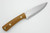 LT Wright Knives Gary Wines Bushcraft Hunter - Scandi Grind - Natural Canvas Micarta - Matte Finish
