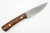LT Wright Knives Gary Wines Bushcrafter - Scandi Grind - Desert Ironwood Handle - Polished Finish - 5 / FREE Black Liners!
