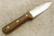 LT Wright Knives Genesis - Saber Grind - Bocote - Brass Corby Bolts - 1 / FREE Black Liners!