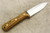 LT Wright Knives Genesis - Saber Grind - Bocote - Brass Corby Bolts - 2 / FREE Black Liners!