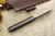 LT Wright Knives Genesis - Saber Grind - Double Red Micarta - White Liners