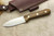 LT Wright Knives Genesis AEB-L Stainless Steel - Convex Grind - Bocote - Brass Corby Bolts - 3