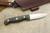 LT Wright Knives GNS - AEB-L Steel - Convex Grind - Black Canvas Micarta