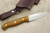 LT Wright Knives GNS - AEB-L Steel - Saber Grind - Natural Canvas Micarta - Matte Finish