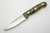 LT Wright Knives GNS - CPM 3V Steel - Saber Grind - Buckeye Burl Handle - Polished Finish - FREE Black Liners! - 4