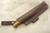 LT Wright Knives GNS - O1 Tool Steel - Saber Grind - Bocote Handle - Brass Corby Bolts - Matte Finish / FREE BLACK LINERS! - 5