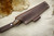 LT Wright Knives Large Northern Hunter - AEB-L Steel - Flat Grind - Desert Ironwood - 4