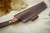 LT Wright Knives Large Northern Hunter - AEB-L Steel - Flat Grind - Desert Ironwood - 5
