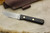 LT Wright Knives Maverick Scout - Flat Grind - Black Canvas Micarta