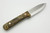 LT Wright Knives Next Gen - Scandi Grind - 3V Steel - Buckeye Burl - Matte Finish - FREE Black Liners! - 2