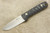 LT Wright Knives Next Gen - Scandi Grind - A2 Steel - Gray and Black G10 - Mountain Texture