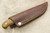LT Wright Knives Patriot - A2 Tool Steel - Flat Grind - Bocote - 8 / FREE Black Liners!