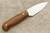 LT Wright Knives Patriot - A2 Tool Steel - Flat Grind - Koa Handle - Matte Finish - 6 / FREE Black Liners!