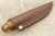 LT Wright Knives Patriot - A2 Tool Steel - Flat Grind - Koa Handle - Matte Finish - 8 / FREE Black Liners!