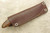 LT Wright Knives Small Northern Hunter - AEB-L Steel - Convex Grind - Desert Ironwood - Brass Pins - 4