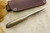 LT Wright Knives Small Northern Hunter - AEB-L Steel - Flat Grind - Dark Curly Maple - Black Liners - 4