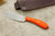 LT Wright Knives Small Northern Hunter - AEB-L Steel - Flat Grind - Orange G10 - Matte Finish