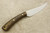 LT Wright Knives Small Swoop - Bocote Handle - Matte Finish / FREE Black Liners - 1