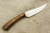 LT Wright Knives Small Swoop - Desert Ironwood Handle - Black Liners - Matte Finish - 2
