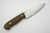 LT Wright Knives Sospes - O1 Steel - Scandi Grind - Brown Burlap - Mountain Texture