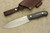 LT Wright Knives Sospes - Saber Grind - Gray and Black G10 - Matte Finish