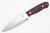 LT Wright Knives Sospes - Scandi Grind - Double Red Canvas Micarta - Matte Finish