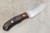 LT Wright Knives Woodland Pro 4.0 - A2 Steel - Saber Grind - Desert Ironwood - Brass Corby Bolts - Matte Finish / FREE Black Liners! - 2