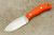 LT Wright Knives Woodland Pro 4.0 - A2 Steel - Saber Grind - Orange G10 - Aluminum Corby Bolts - Matte Finish