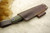 LT Wright Knives: Bushcrafter HC (Convex Grind) Fixed Blade Bushcraft Knife w/ Green Herringbone Micarta Handle - Matte Finish