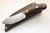 LT Wright Knives: Camp MUK (Flat Grind) Fixed Blade Knife w/ Desert Ironwood Handle - 1