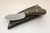 LT Wright Knives: Camp MUK (Flat Grind) Fixed Blade Knife w/ Green Canvas Micarta Handle - Sculped Mountain Finish
