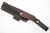 LT Wright Knives Forest Trail - A2 Steel - Saber Grind - Black Canvas Micarta Handle - Matte Finish - Leather Sheath