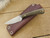 LT Wright Knives: Frontier Valley (Flat Grind) Fixed Blade Camping Knife w/ Green Canvas Micarta Handle