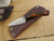 LT Wright Knives: Frontier Valley (Saber Grind) Fixed Blade Camping Knife w/ Desert Ironwood Handle - 5