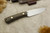 LT Wright Knives Gary Wines Bushcrafter - O1 Steel - Scandi Grind - Green Canvas Micarta Handle - Matte Finish