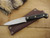 LT Wright Knives: JET (Flat Grind) Fixed Blade Knife w/ Black Canvas Micarta Handle