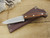 LT Wright Knives: JET (Flat Grind) Fixed Blade Knife w/ Desert Ironwood Handle - 3