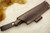 LT Wright Knives: JX2 Jessmuk (Scandi Grind) Fixed Blade Knife w/ Desert Ironwood Handle - 5