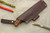 LT Wright Knives: JX2 Jessmuk (Scandi Grind) Fixed Blade Knife w/ Orange & Black G10 Handle - Matte Finish