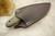 LT Wright Knives: JX3 (Convex Grind) Fixed Blade Knife w/ Green Canvas Micarta Handle - Matte Finish