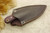 LT Wright Knives: Lil Muk - Convex Grind - O1 Steel - Double Red Canvas Micarta - Matte Finish